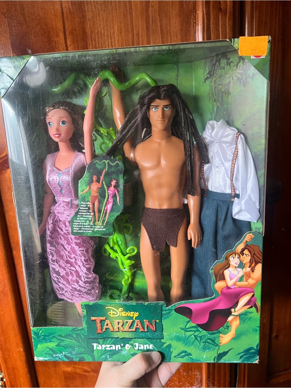 Vintage 1999 Disney Tarzan & Jane Dolls Collectible
